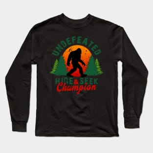 Undefeated Hide and Seek Champion Bigfoot Retro Long Sleeve T-Shirt